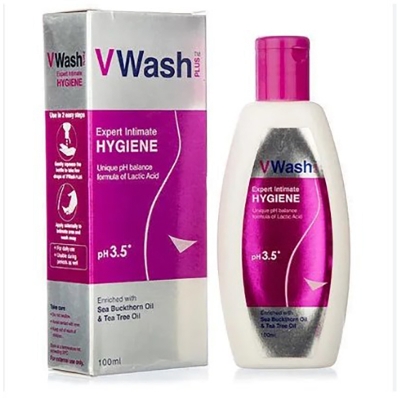 Picture of Indian Products V Wash Plus Intimate Hygiene Liquid Wash 100ml
