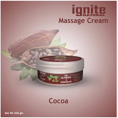 Picture of BSTI Approved Indian product Ignite massage cream Cocoa used for male/ female- 200 ml