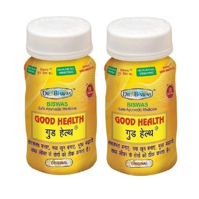 Picture of Good Health Dr Biswas Healthcare Ayurvedic Capsules, Pack Of 2 (50 Tab X 2) | 100 Count