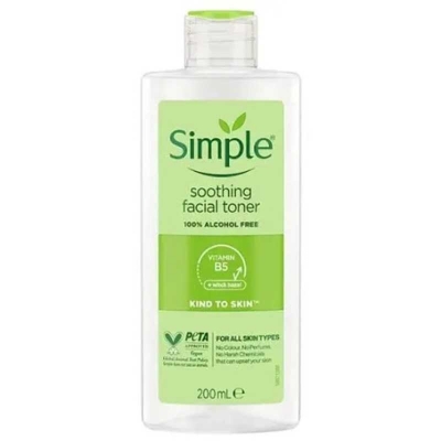 Picture of International UK Product Simple Soothing Facial Toner Used For female -200 Ml