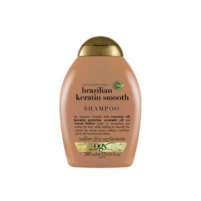 Picture of International Greece product Ogx Brazilian keratin smooth shampoo 385 ML