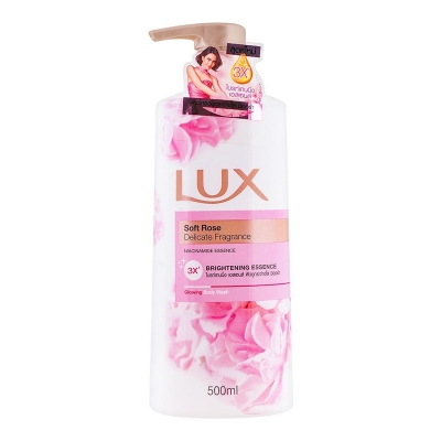 Picture of International Thailand Product lux Soft Rose Delicate Fragrance Brightening Essence body wash 500 Ml