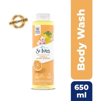 Picture of International American Product St.Lves Energizing Citrus & Cherry Blossom Body Wash Used For Male /Female -650 Ml