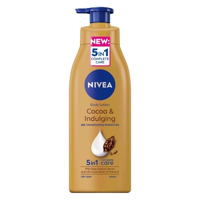 Picture of International Spain Product Nivea Cocoa Butter (5 in 1) Complete Care Body Lotion -400 Ml