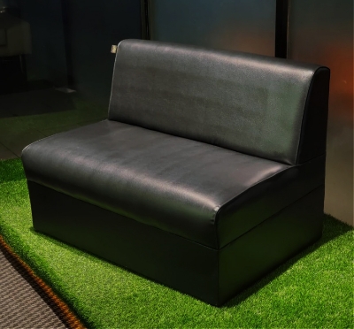 Picture of PU Leather Sofa, Home & Office 2 Seater Sofa Set, Visitor Sofa, waiting room sofa set, Double Seat Home  & Office Sofa, Armrest Chair Lounge Soft Sofa