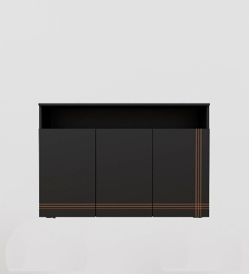 Picture of 3 Door Sideboard Cabinet for Living Room Multi-Layer Storage Organizer Shelf Free Standing Stand Entryway Rack Cabinets, 3 Doors Storage for Dining, Drawing and Home Office 2 Year Manufacturing Warranty 30/48