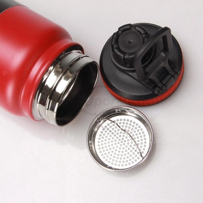 Picture of 800Ml Portable Thermos Bottle 304 Stainless Steel Water Bottle Double Wall Vacuum Flask Insulated Tumbler Travel Cup Mug(Red)