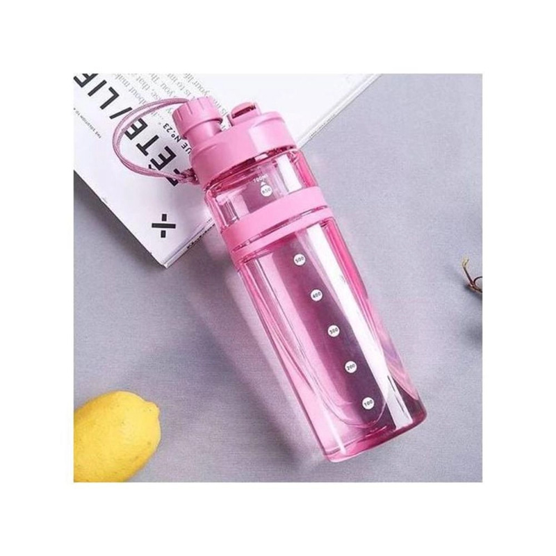 Picture of Drinking Water Bottle Two Openings Tritan Material Plastic Sport Water Bottle With Drinking Tube Baby Mum Pot 700Ml - Water Bottle - Best Quality