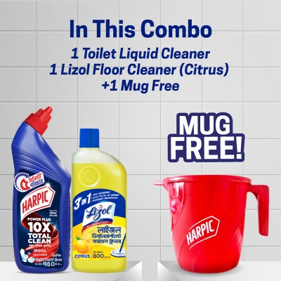 Picture of Harpic & Lizol Citrus Double Surokkha Offer