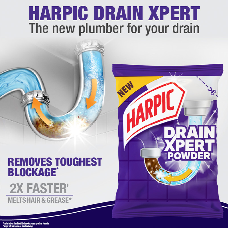 Picture of Harpic Drain Cleaning Xpert Powder 45g 1pc