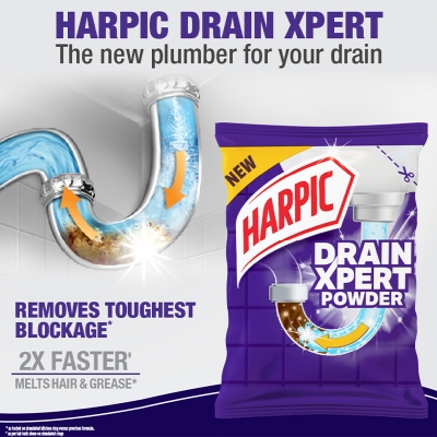 Picture of Harpic Drain Cleaning Xpert Powder 45g 1pc