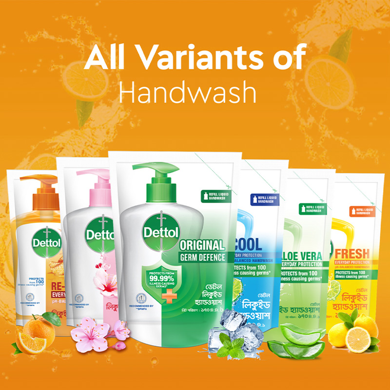 Picture of Dettol Handwash Re-energize Liquid Soap Refill 170 ml