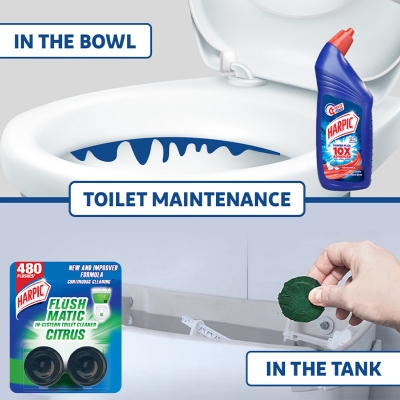 Picture of Harpic Flushmatic Citrus 50g Twin Pack