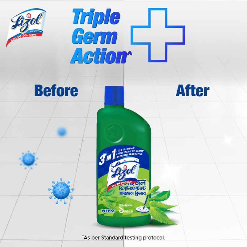 Picture of Lizol Neem Disinfectant Surface Cleaner 500 ml