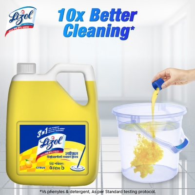Picture of Lizol Disinfectant Surface Cleaner 5 Ltr Citrus