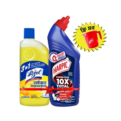 Picture of Harpic & Lizol Citrus Double Surokkha Offer