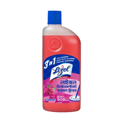 Picture of Lizol Floral Disinfectant Surface Cleaner 500 ml