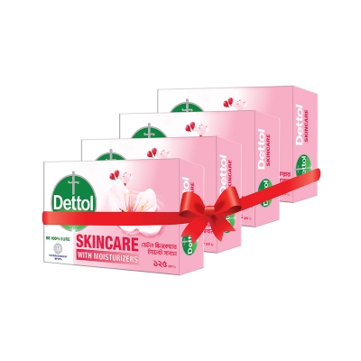 Picture of Dettol Soap Skincare 125gm Quad Pack Combo (125gm X 4)