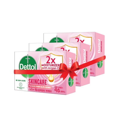 Picture of Dettol Soap Skincare Pack of 3 (75gm X 3)