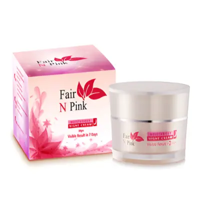 Picture of Fair n Pink Skin Whitening Night Cream Glutathione Cream 30g