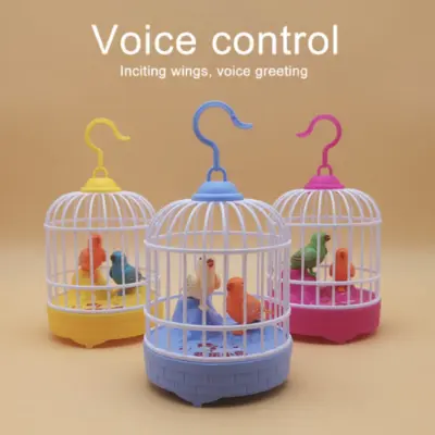 Picture of Voice-Controlled or Musical Electronic Bird Cage Toy