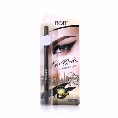 Picture of BOB Keen Black Pencil Gel Liner Kajal - 1 Pcs
