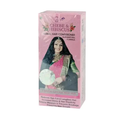 Picture of Zafran Chebe & Hibiscus Herbal Hair Conditioner with Anti-Hair Fall Formula 150ml