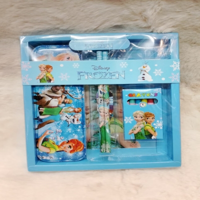 Picture of Disney Frozen stationery set (pencils, crayons, a pencil case, a sharpener, and an eraser)
