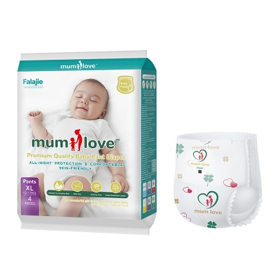 Picture of Mumlove Diaper Ultra Thin Baby Pant Style (Origin Japan) - XL-4 pcs (12-17kgs)