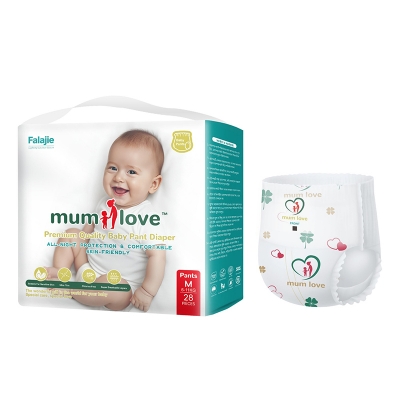 Picture of Mumlove Diaper Ultra Thin Baby Pant Style (Origin Japan) - M-28 pcs (6-11kgs)