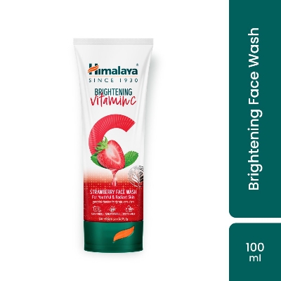 Picture of Himalaya Brightening Vitamin C Strawberry Face Wash-100ml