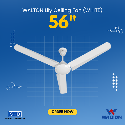 Picture of Walton Lily Ceiling Fan (56") (White)