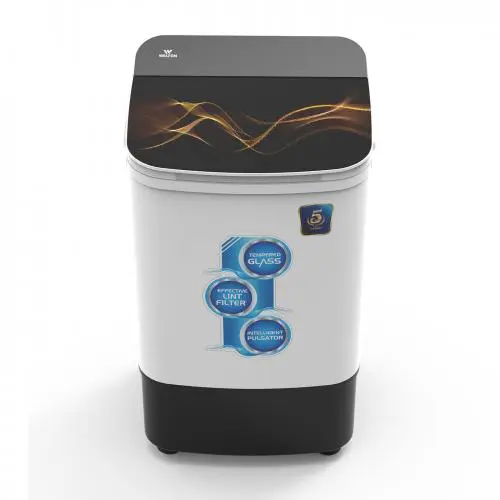 Picture of Walton Semi Automatic 8 KG Washing Machine WWM-SWG80 (White)