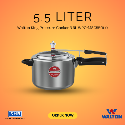 Picture of Walton King Pressure Cooker 5.5L WPC-MSC550(K) (Silver)