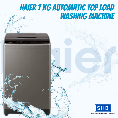 Picture of HAIER 7 KG AUTOMATIC TOP LOAD WASHING MACHINE (Dark Ash)