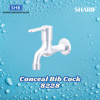 Picture of SHARIF CONCEAL BIB COCK 8228 (Silver)