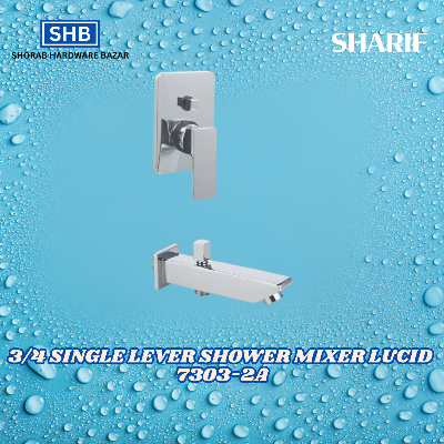 Picture of SHARIF 3/4 SINGLE LEVER SHOWER MIXER LUCID 7303-2A (Silver)