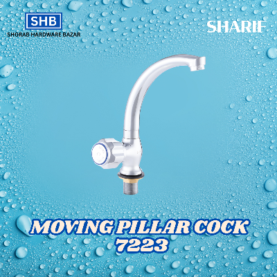Picture of SHARIF MOVING PILLAR COCK 7223 (Silver)