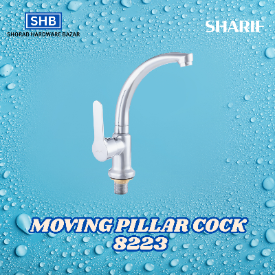 Picture of SHARIF MOVING PILLAR COCK 8223 (Silver)
