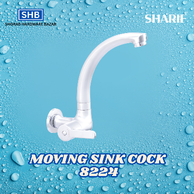 Picture of SHARIF MOVING SINK COCK 8224 (Silver)