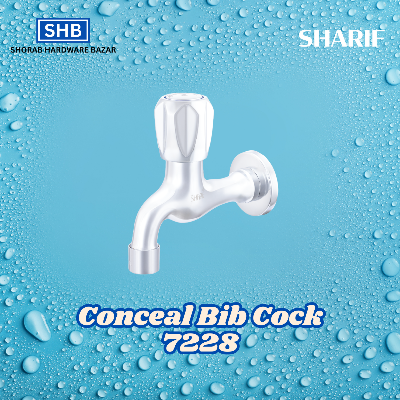 Picture of SHARIF CONCEAL BIB COCK 7228 (Silver)