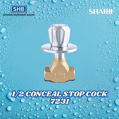 Picture of SHARIF 1/2 CONCEAL STOP COCK 7231 (Silver)