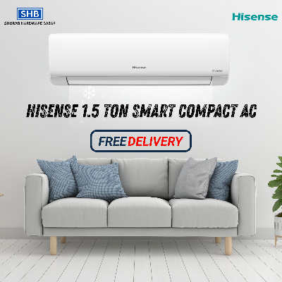 Picture of Hisense 1.5 Ton Smart Compact AC AS18TW4RGSKB02DU (White)