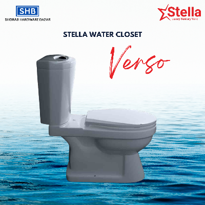 Picture of Stella VERSO Expedient Two Piece Commode (Ivory)