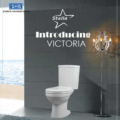 Picture of Stella VICTORIA Two Piece Commode (White)