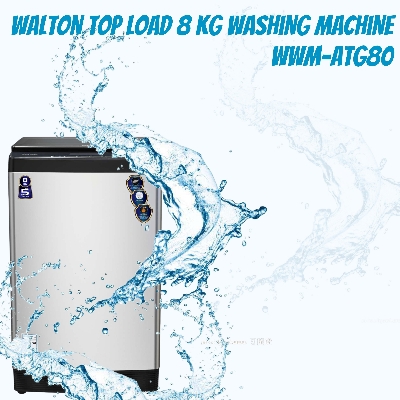 Picture of Walton Top Load 8 KG Washing Machine - WWM-ATG80 (Silver)