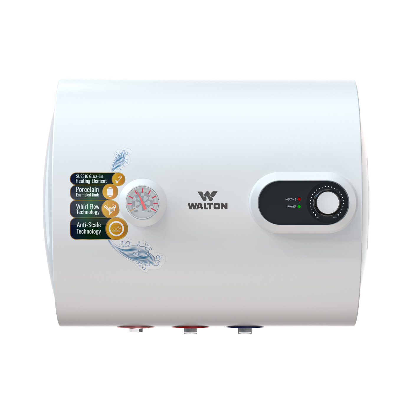 Picture of Walton 30 Liter Water Heater/Geyser with Official 7 Years Warranty & Free Shipping (White)
