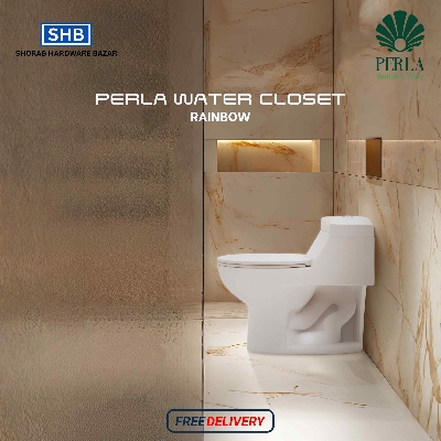 Picture of Perla Water Closet/High Commode Rainbow (White)