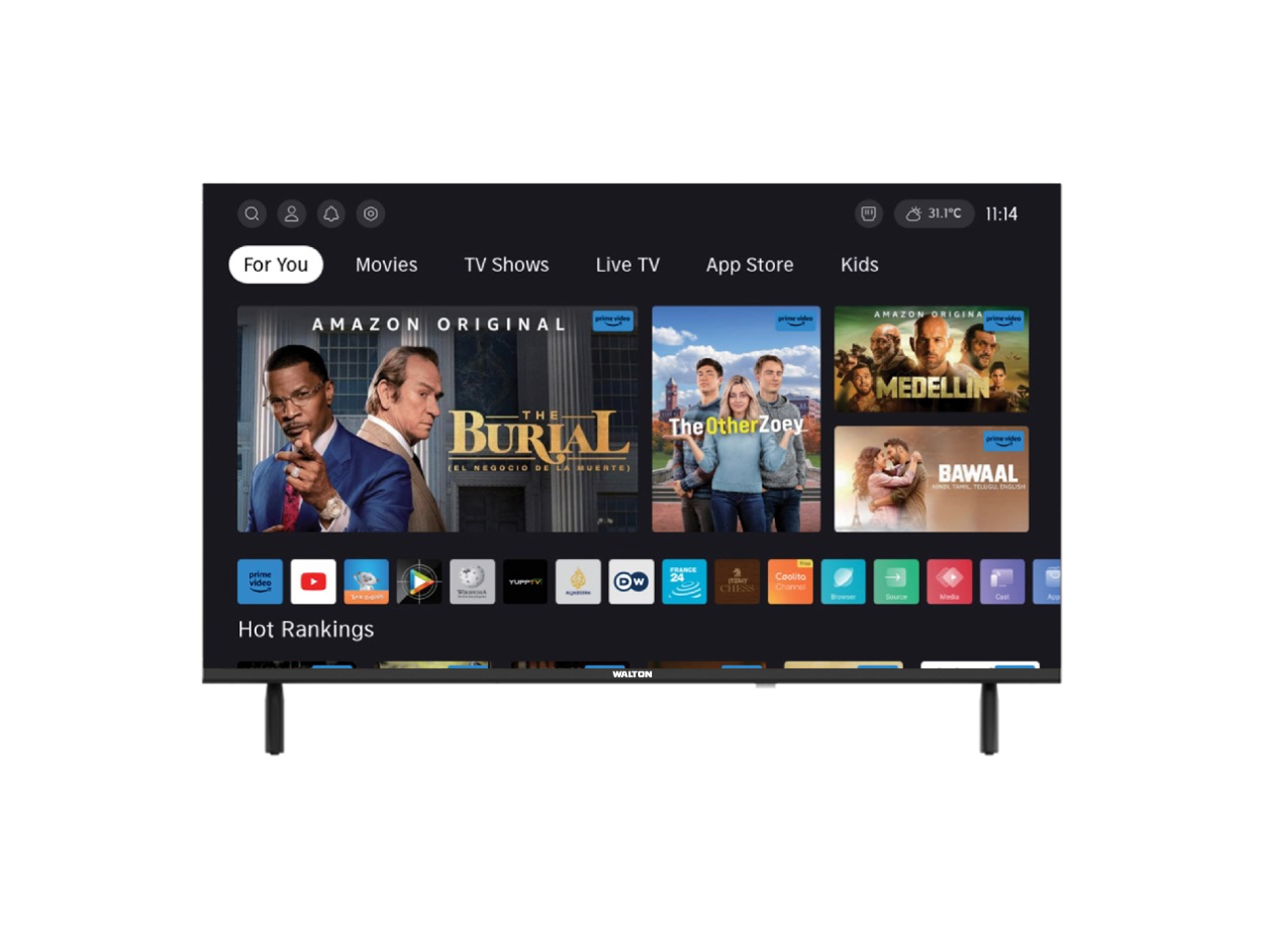 Picture of Walton Smart TV 32"  W32GT1CS (Black)