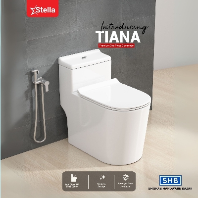 Picture of Stella TIANA Premium One Piece Commode with Free Delivery (White)